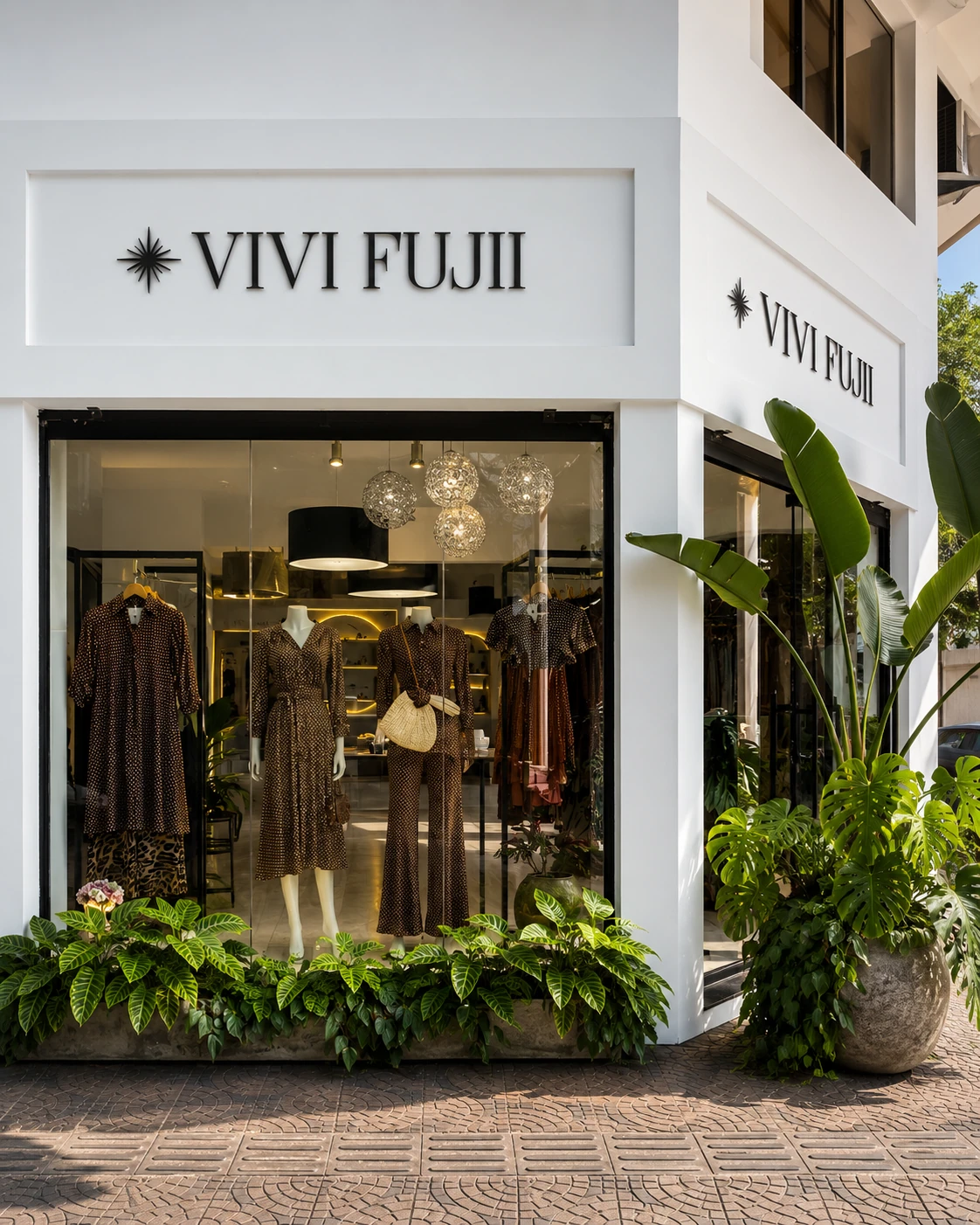 Fachada da loja Vivi Fujii em Maringá