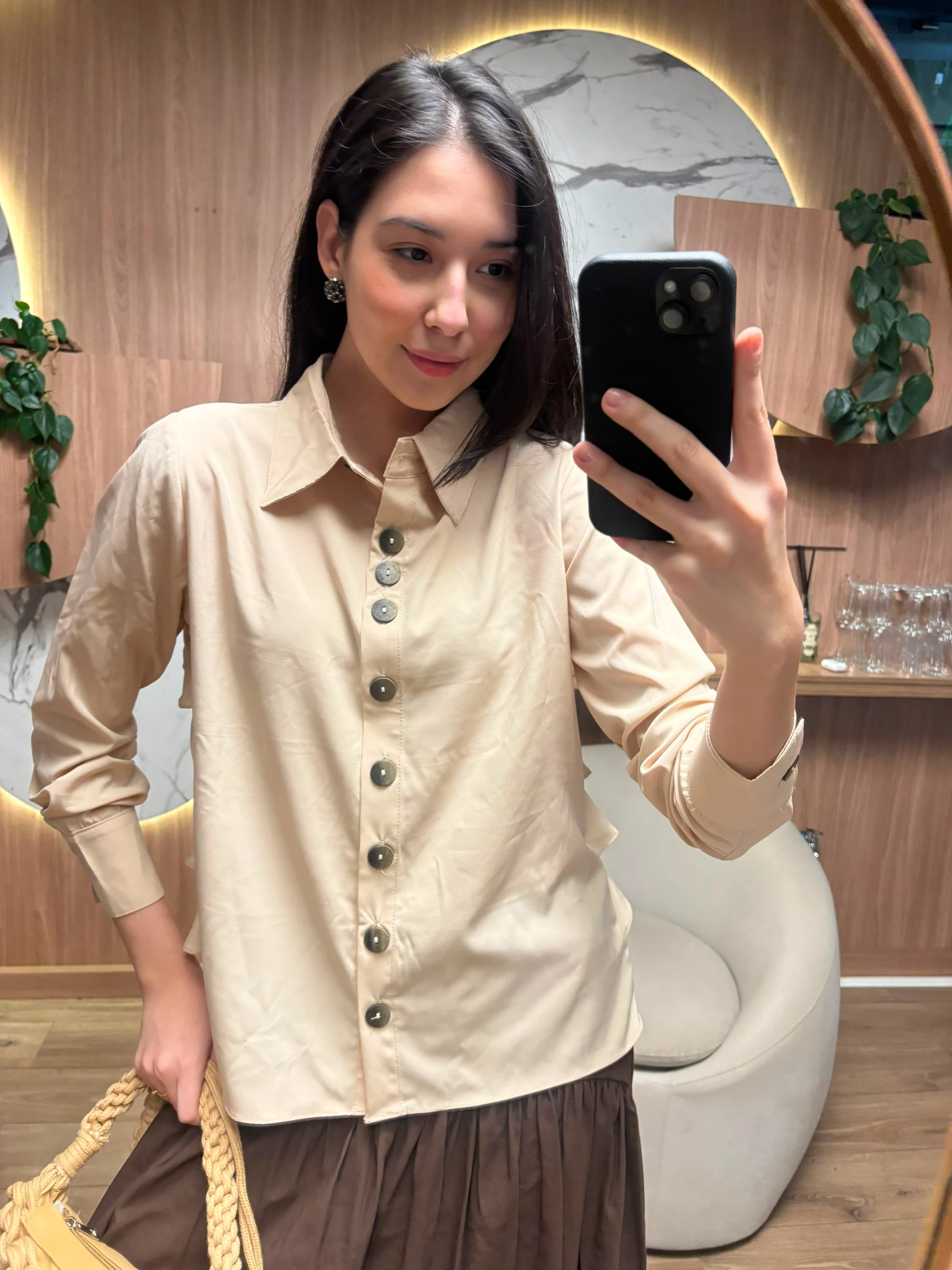 Camisa Babados