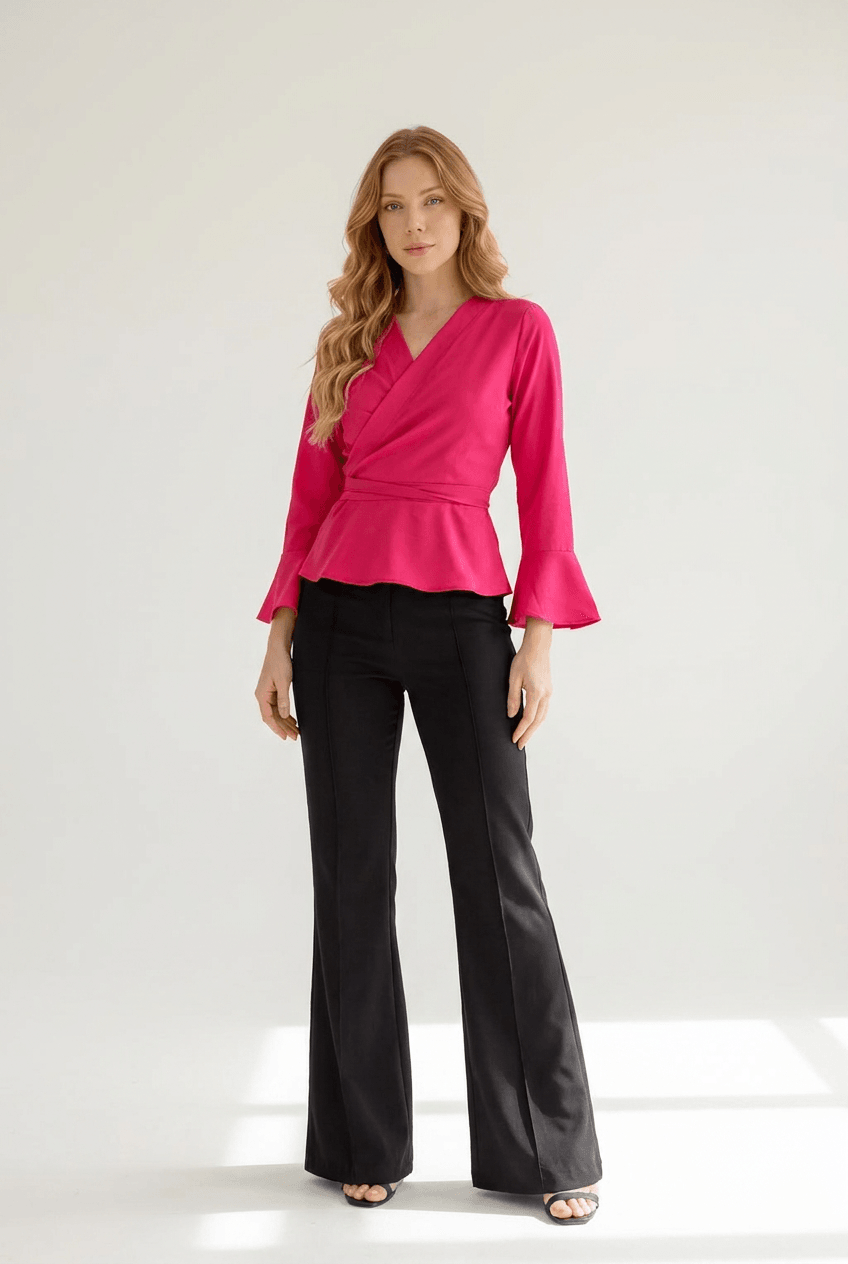 Blusa envelope kimono